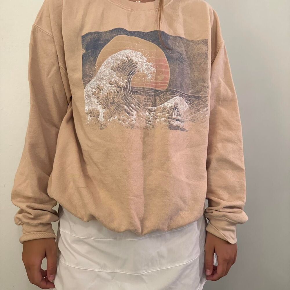 Pacsun Women's Tan Sweatshirt